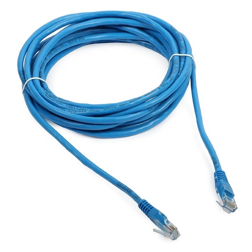 [DPJ21051] 5m CABO U/UTP PATCHCORD CAT.5e AZUL