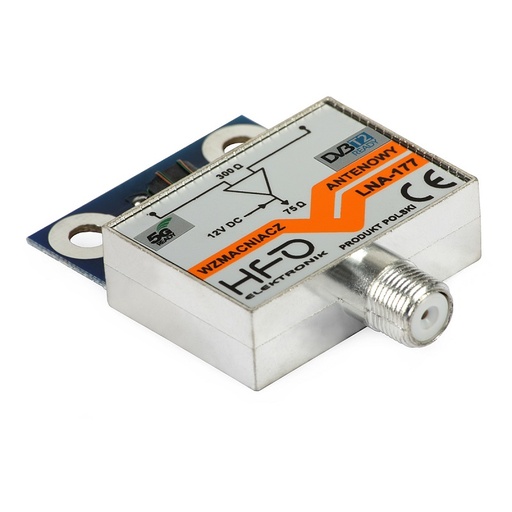 [DPB4009] PRÉ-AMPLIFICADOR ANTENA LNA-177 30dB COM FILTRO LTE 5G