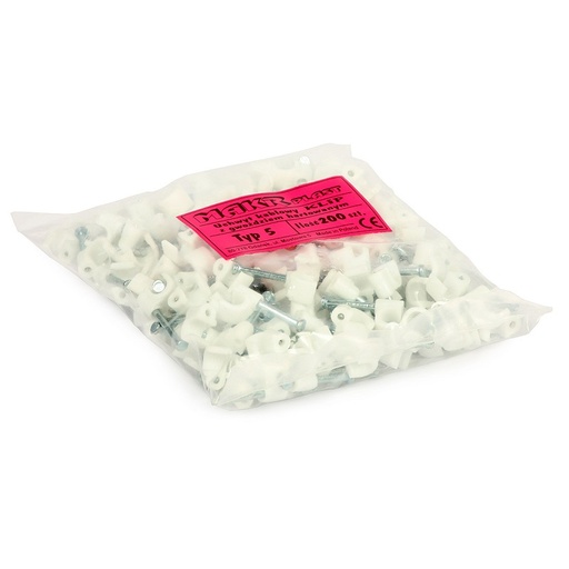 [DPE9403] 200x ABRAZADERA CLIP CABO 5mm 