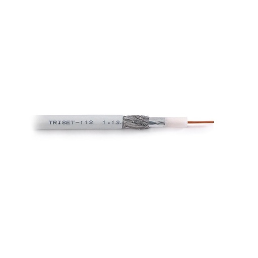 [DPE1015_100] 100m CABLE COAXIAL 75 Ohm TRISET-113 1.13/4.8/6.8