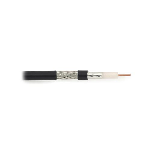 [DPE1017_100] 100m CABLE COAXIAL 75 Ohm TRISET-113 PE GEL