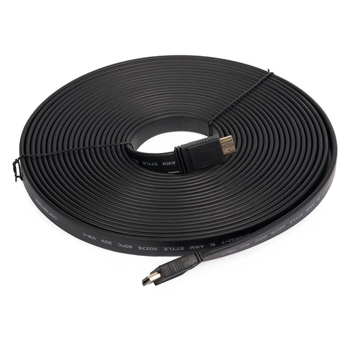 [DPH1104] 10m CABLE HDMI-HDMI 28AWG V1.4 FLAT