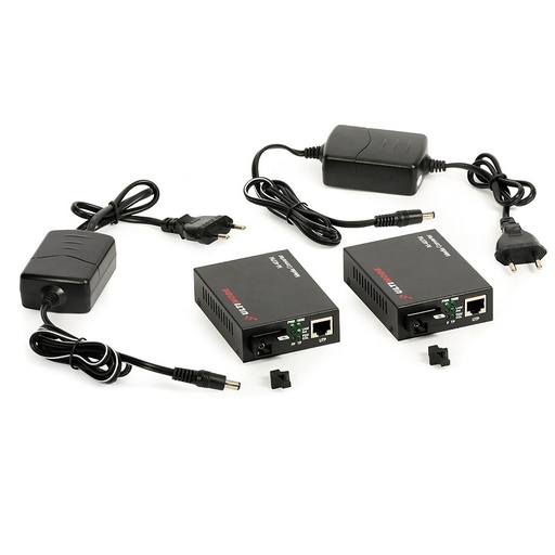 [DPL11541] 2x CONVERTIDOR ETHERNET MONOMODO M-407M 1xFIBRA 40km