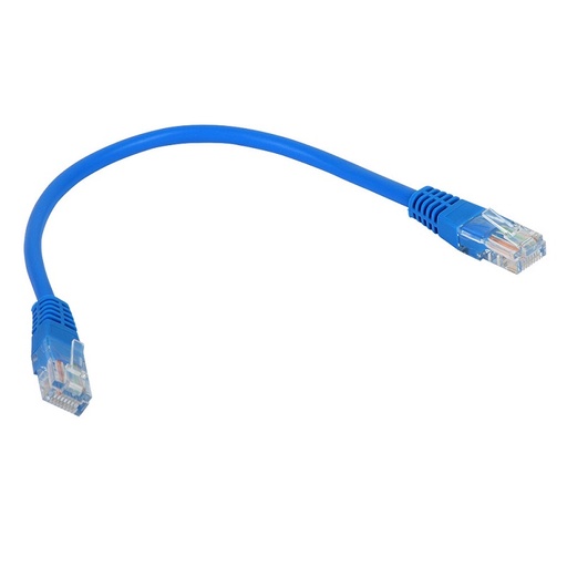 [DPJ20001] 0.25m CABO UTP PATCH CAT5 AZUL
