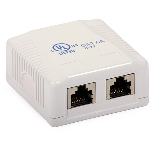 [DPJ2721] TOMA SUPERFICIE RJ45 CAT.6A STP DUPLA