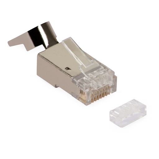 [DPJ2011_10] 10x CONECTOR BLINDADO RJ45 CAT.6A/7/7A/8.1