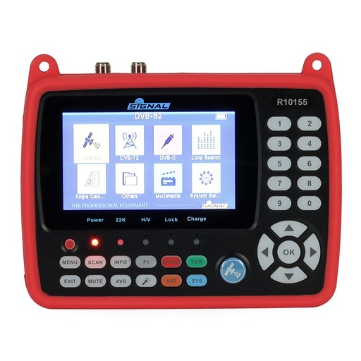 [DPR10155] MEDIDOR DVB-T/T2/C e DVB-S2X/S2/S ST-5155 SINTONIZADOR INTEGRADO