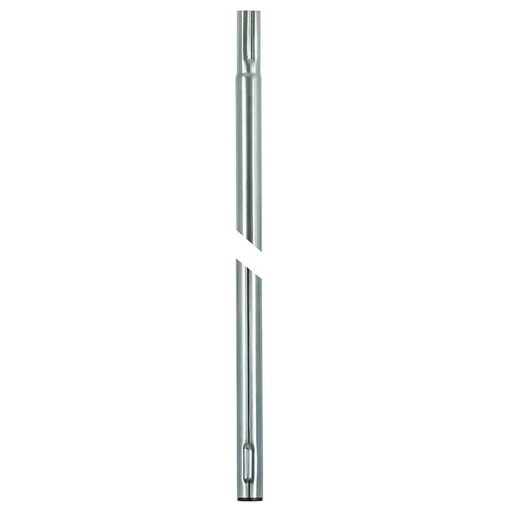 [DPE9038103] 1m MASTRO ANTENA AÇO 38mm GALVANIZADO