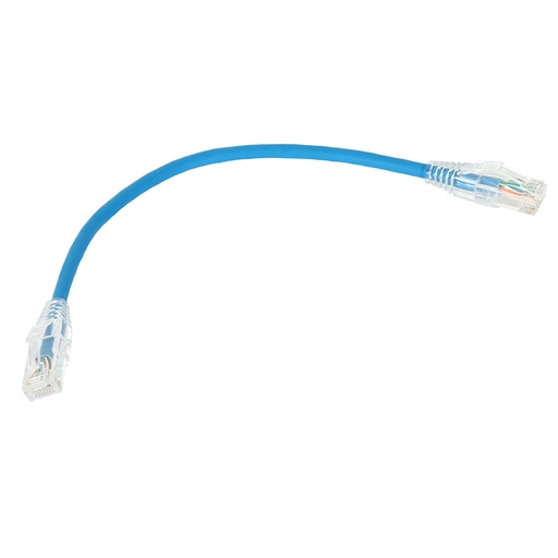 [DPJ21100N] 0.25m CABO U/UTP PATCHCORD NETSET CAT.6 LSOH AZUL