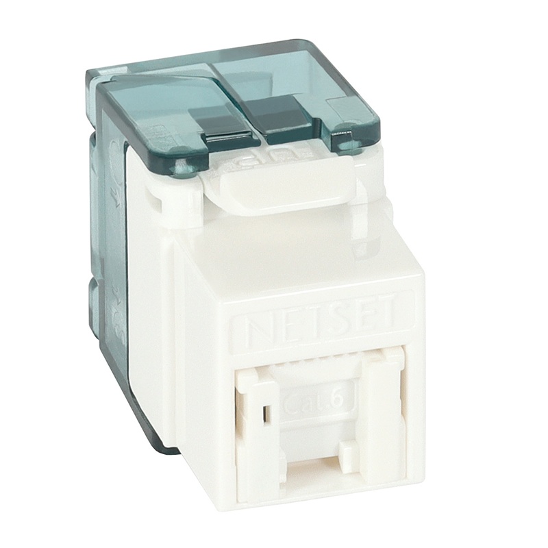 [DPJ23100N] MÓDULO KEYSTONE NETSET RJ-45 UTP CAT 6A SEM FERRAMENTA