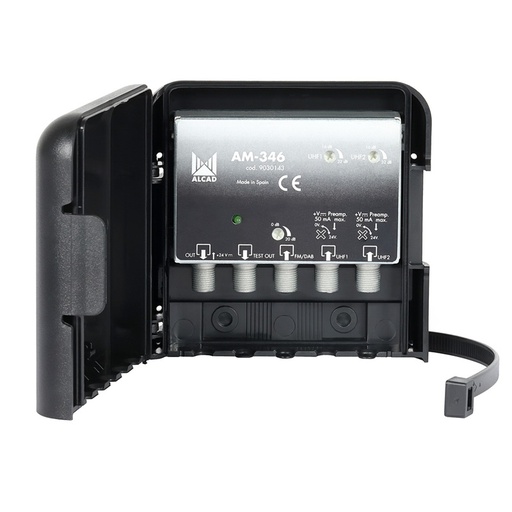 [DPR903046] AMPLIFICADOR ANTENA MÁSTIL AM-346 FM/VHF-UHF-UHF ALCAD