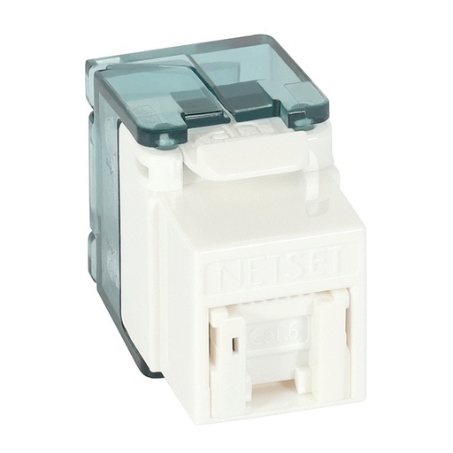 [DPJ2308N] MÓDULO KEYSTONE NETSET RJ-45 UTP CAT 6 SEM FERRAMENTA