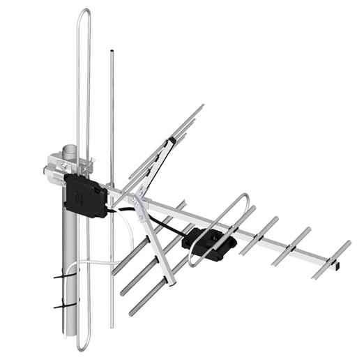 [DPA1515] ANTENA PROFISSIONAL DVB-T/T2 VHF E UHF (H/V) DIPOL 15/5-12/21-60