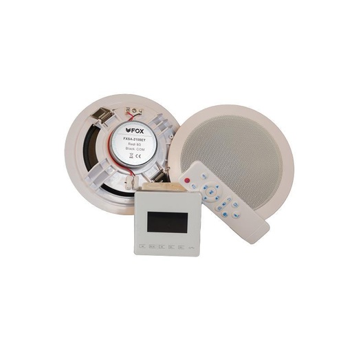 [FXSA-215SET] AMPLIFICADOR DE PAREDE USB MICRO SD RADIO FM 15W
