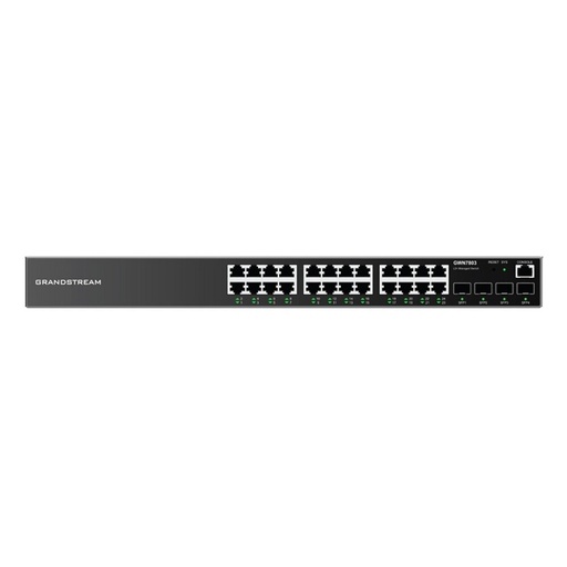 [GWN7803P] CONMUTADOR GESTIONADO GRANDSTREAM LAYER 2 24xPoE 1GB 4xSFP 1GB