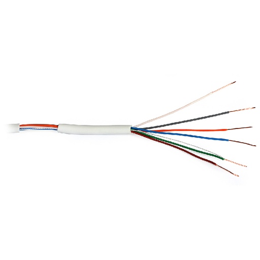 [ZMYTDY6] 100m CABLE YTDY 6x0.50mm ECA ALARME/VIDEO PORTEIRO/COMANDO BAIXA TENSÃO