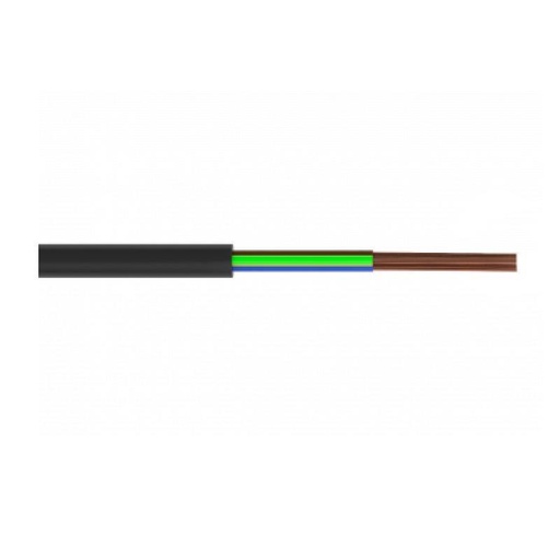 [ZMH05VV-F 3G1.00] 100m CABLE H05VV-F 3x1.0mm NEGRO 300/500V