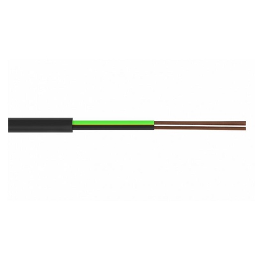 [ZMH05VV-F 4G1.50] 100m CABLE H05VV-F 4x1.5mm NEGRO 300/500V