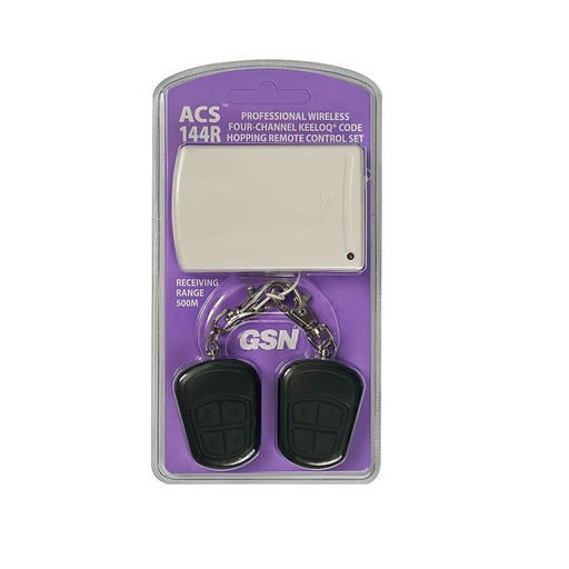 [ACS-144] KIT ALARME WIRELESS 4xCANAIS KEYLOCK 1xRX + 2xTX