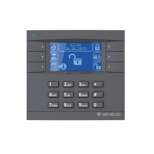 [PRiMALCD-GY-BL] TECLADO PRiMA LCD ANTRACITE/AZUL