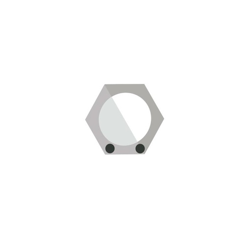 [CSS-7/10-2X30] PONTEIRA DUPLA 30º PARA S70 E S100