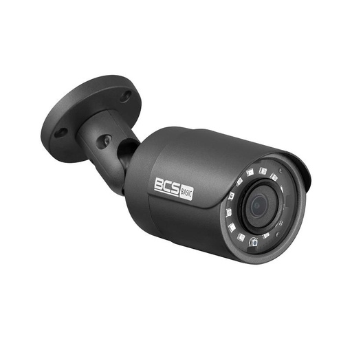 [BCS-B-MT22800-G] CÁMARA TUBULAR HD BCS BASIC 2MPX 2.8mm 0.02lx IV30m IP65 GRAFITO