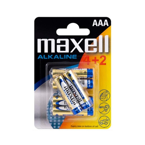 [LR03] 4+2x BATERÍA ALCALINA 1.5V - AAA LR03