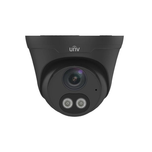 [IPC3614LE-ADF28KC-DL-BLACK] CÂMARA IP TURRET 4MPX 2.8mm IV30m IP67 120dB WDR DUAL LIGHT PRETA