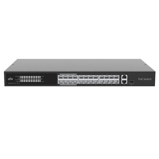 [NSW3000-24T1GT1GC-LPOE-IN] SWITCH GERIDO 24xPoE 100Mbps + 1xUPLINK 1Gbps + 1xCOMBO UPLINK OU SFP 1Gbps L2 8.8Gbps 370W MÁXIMO