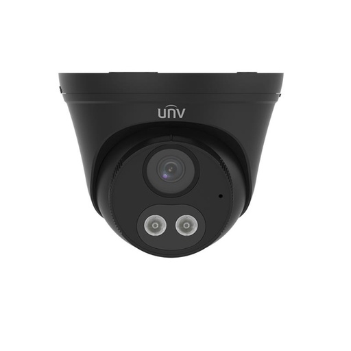 [UAC-T145-AF28LM-DL-BLACK] CÂMARA HD TURRET 5MPX 2.8mm IV40m IP67 DUAL LIGHT PRETA