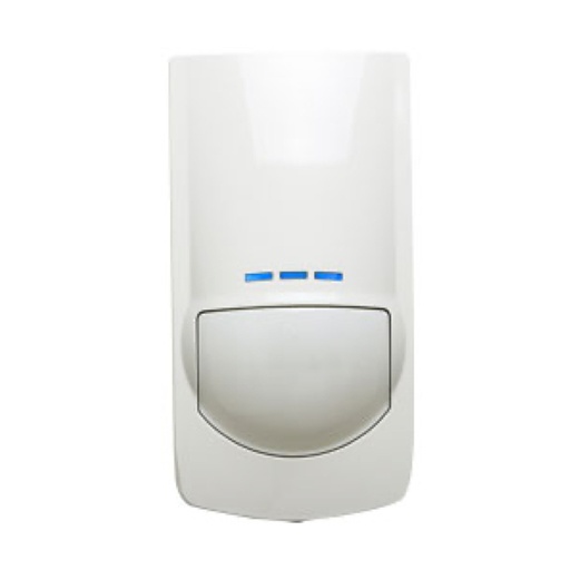 [QD-200E] DETETOR GRAU 2 DIGITAL QUAD PIR BRANCO RFI 2.7GHz 136 ÁREAS DETEÇÃO 15m x 90º EOL PULSO DIGITAL