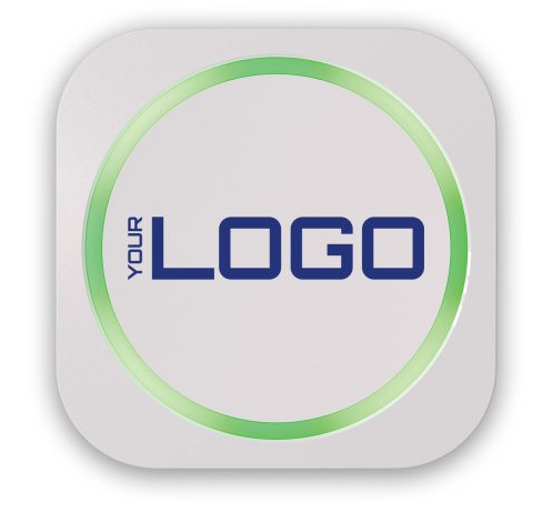 [INT-LS-LED-C] SIRENE GRAU 3 INTERIOR COMPACTA COM ILUMINAÇÃO PROGRAMÁVEL E TAMPER FRONTAL E PAREDE BRANCA 16 Ohm 12 Watt 95dB